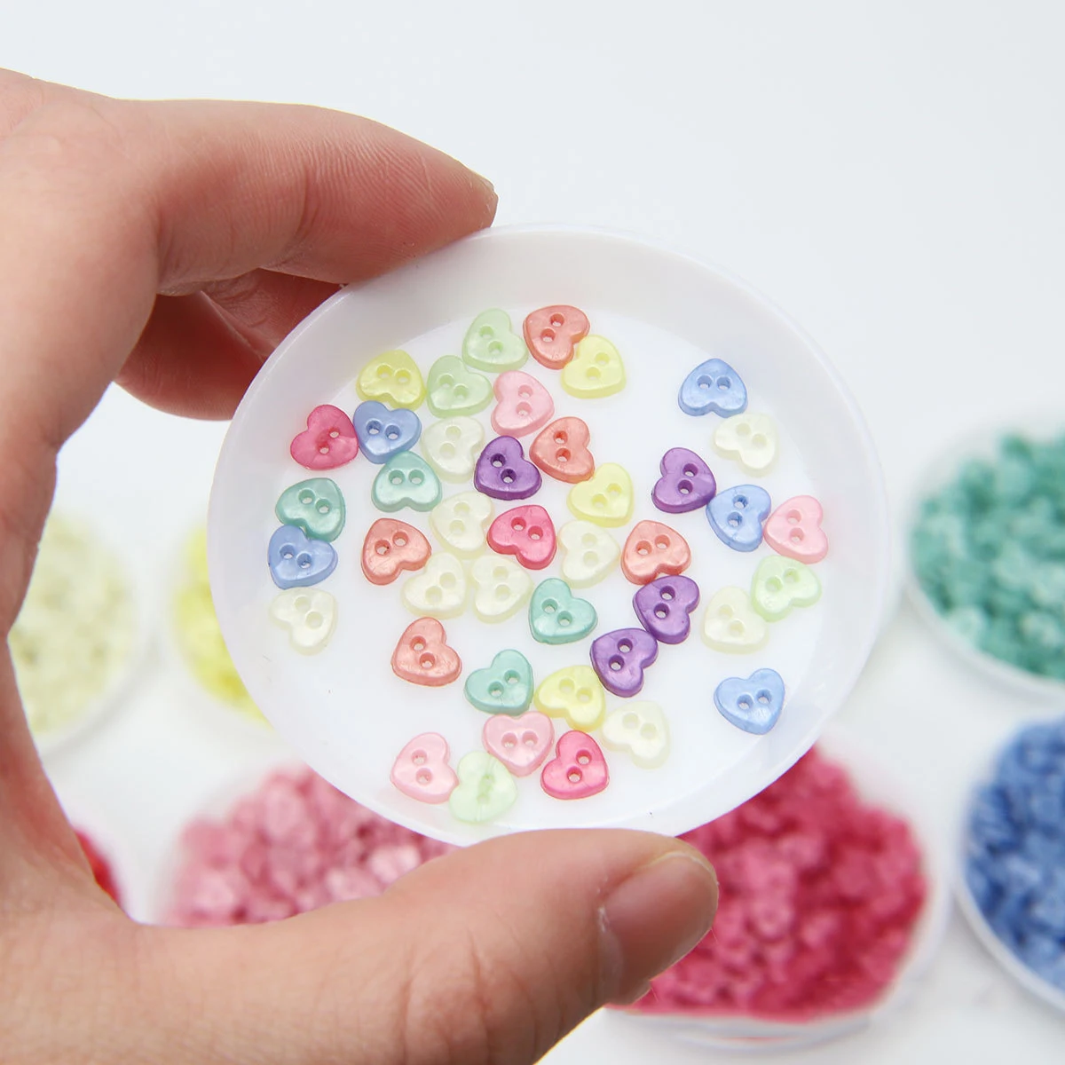  Star Buttons for Crafts, 200Pcs Colorful Star Shaped Decorative  Buttons Sewing Button DIY Button for Clothes Scrapbooking Decoration