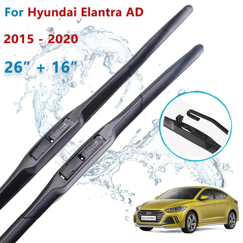 FrontWindshieldWiperBladeForHyundaiElantraADMK6Avante2015