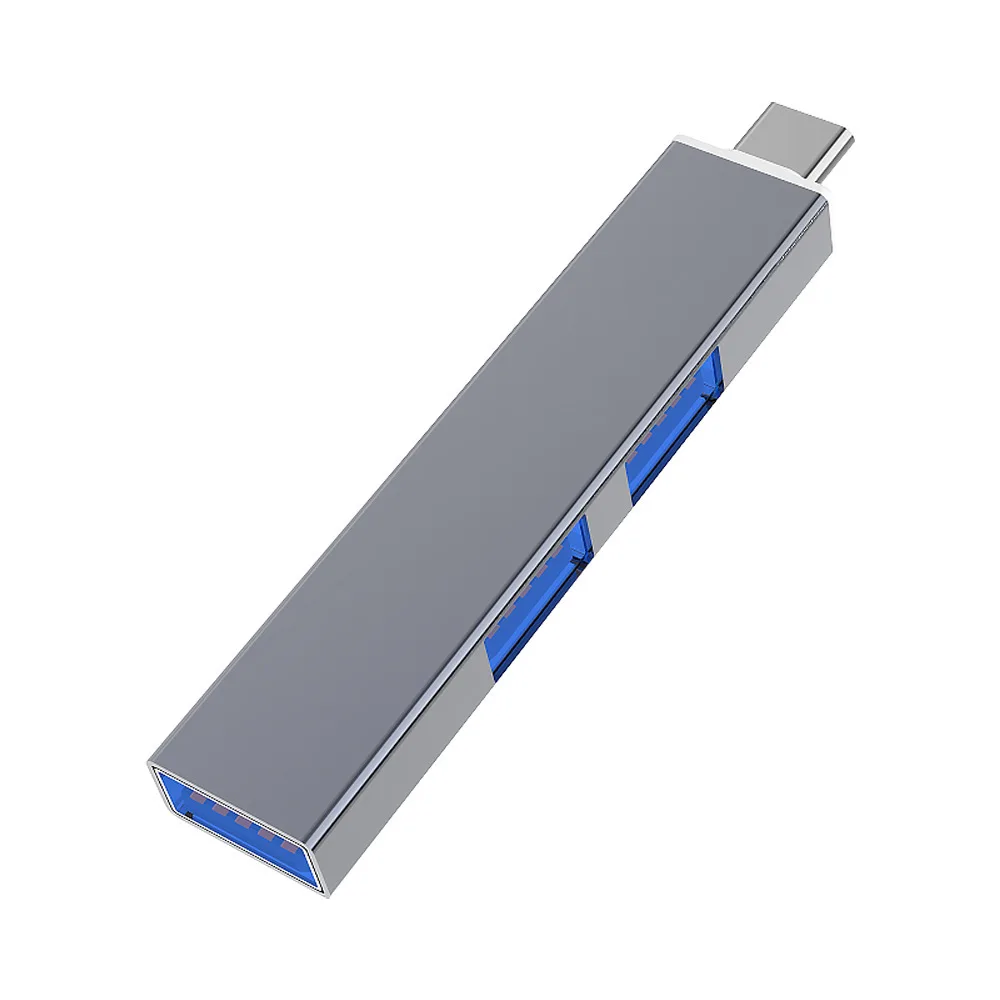 Type C 3 In 1 USB 3.0 USB Hub 2.0 Multi Type-C Ultra Slim Splitter Hub Use Power Adapter Multiple Expander for iPhone 15