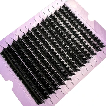 Cluster Eyelash Extension 224pcs 160D Natural Style Individual Eyelashes Segmented Eyelashes Bundles 3D Mink False Eyelashes 5