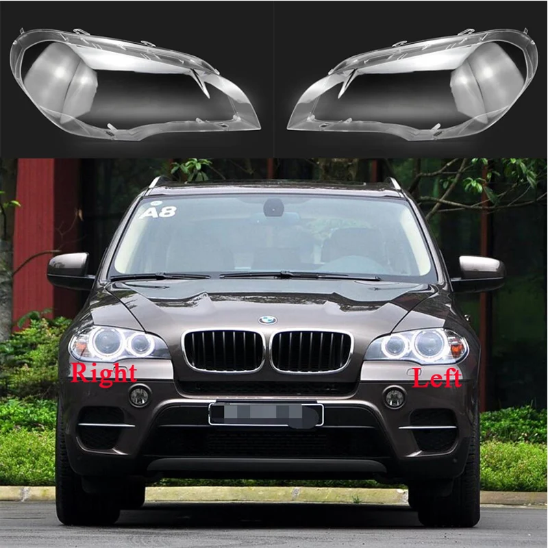 Couvercle de phare de voiture lentille claire remplacement de la couverture  automatique de la coque pour BMW X5 E70 2008-2013, 2 p - Cdiscount Maison