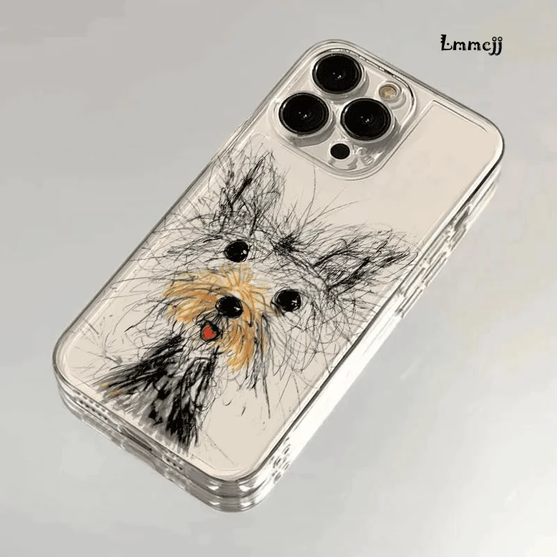 Cute Puppy Silicone Phone Case - Durable and Stylish Cover