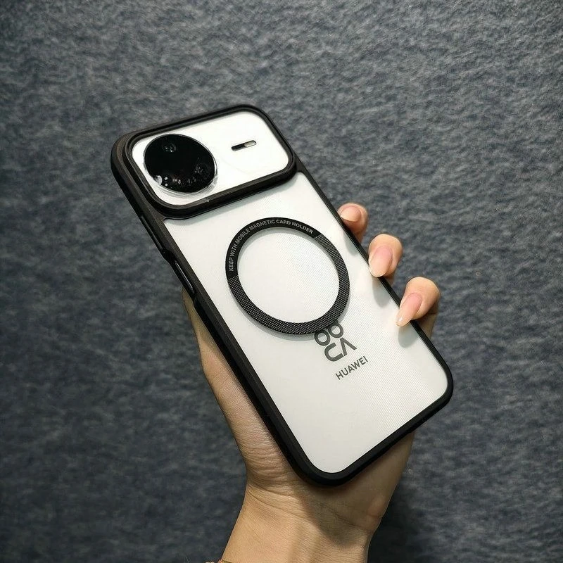 Stylish Matte Anti-Slip Magnetic Acrylic Shockproof Case Cover