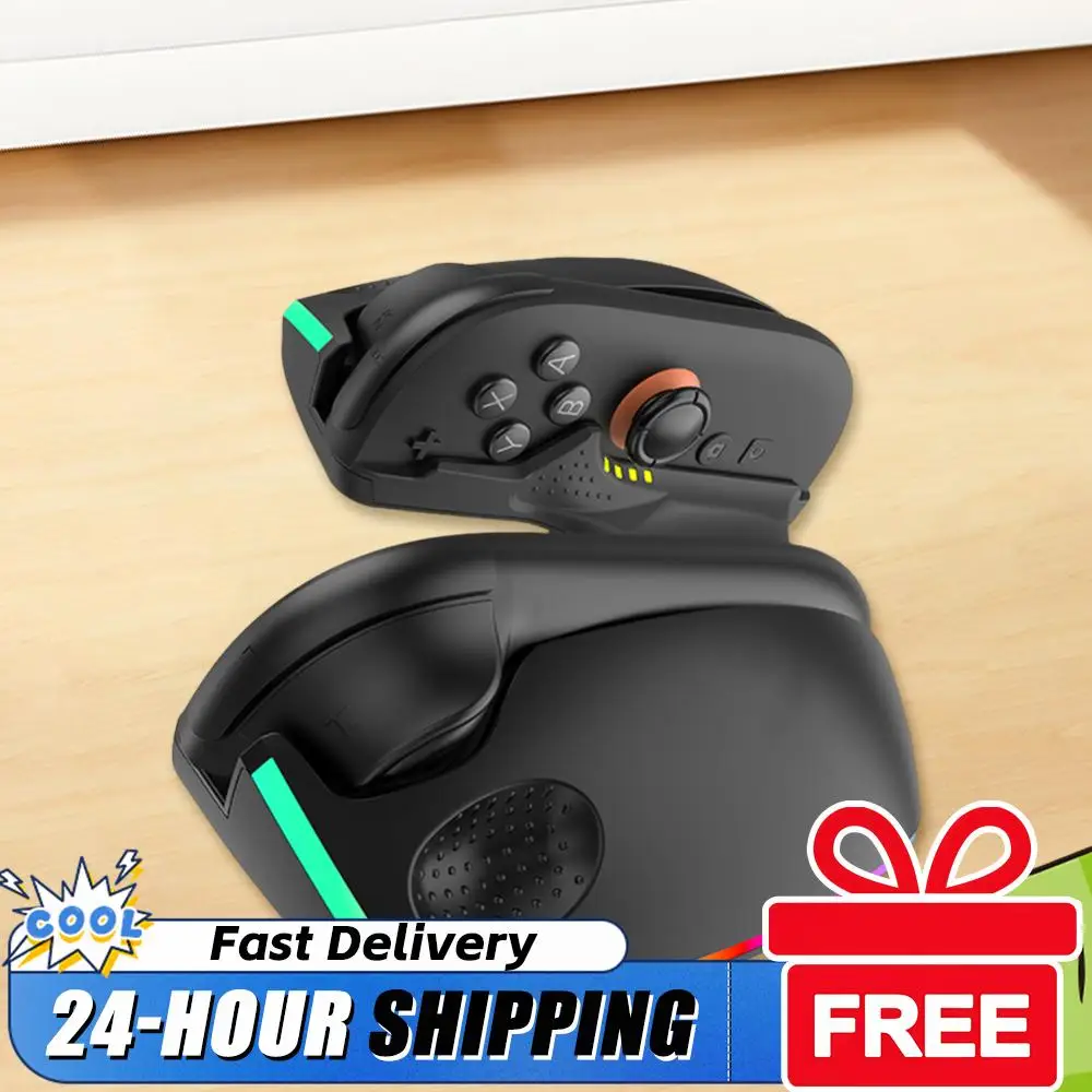 1 Paio di Impugnature per Mouse con Controllo Stabile per Giochi di Sparatutto, Controller per Mouse da Gaming, Supporto per Mouse da Scrivania per Accessori Switch 2