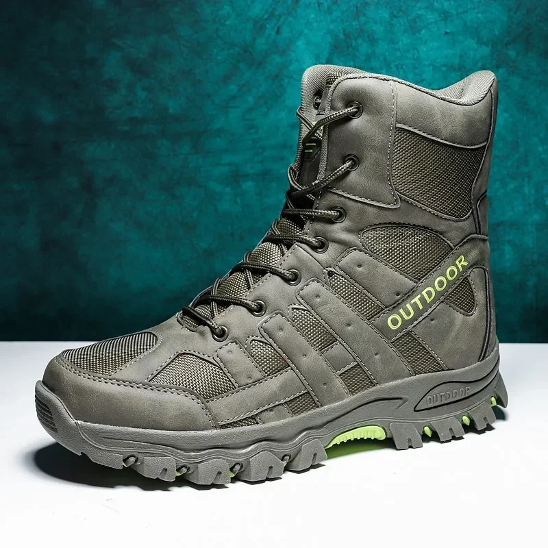 Botas Militar De Combate Para Hombre, Zapatos Masculinos Con Suela De