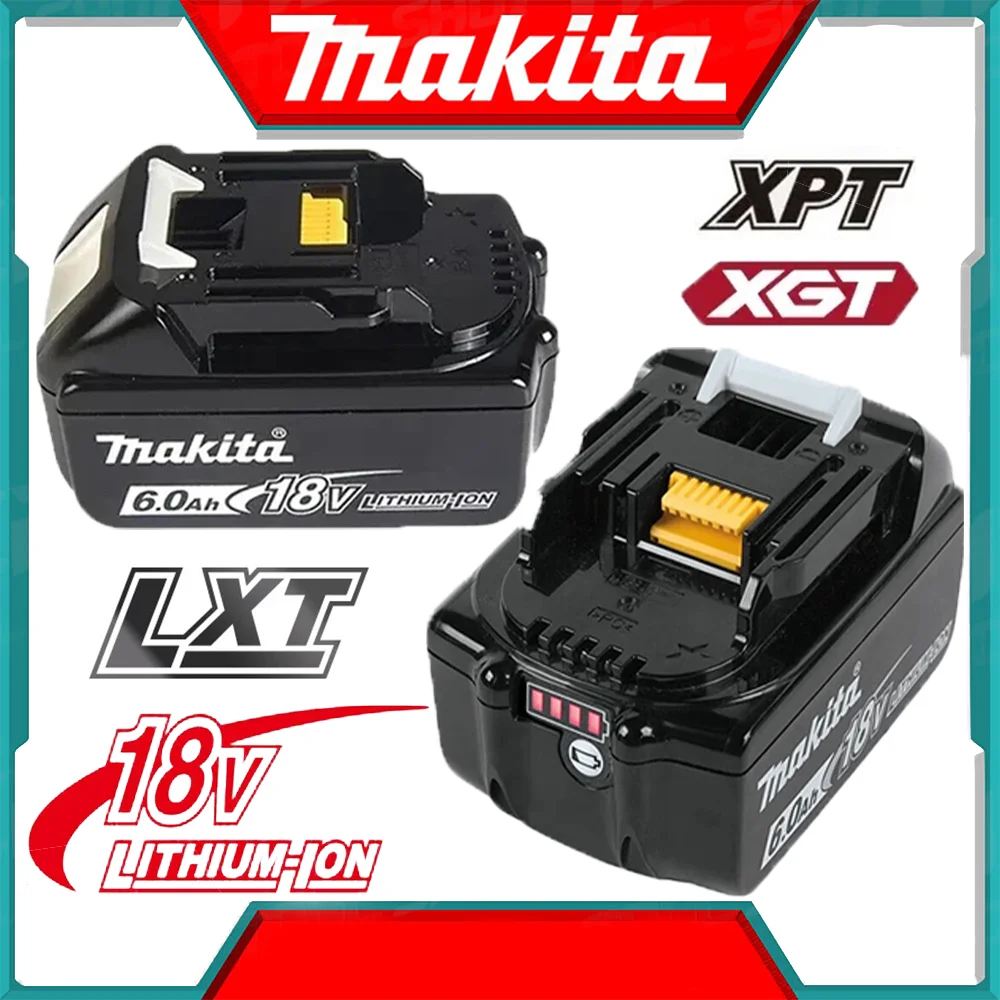 

Genuine Makita Battery 6Ah/5Ah/3Ah for Makita 18V BL1830 BL1850B BL1850 BL1840 BL1860 BL1815 BL1820 Replacement Lithium Battery