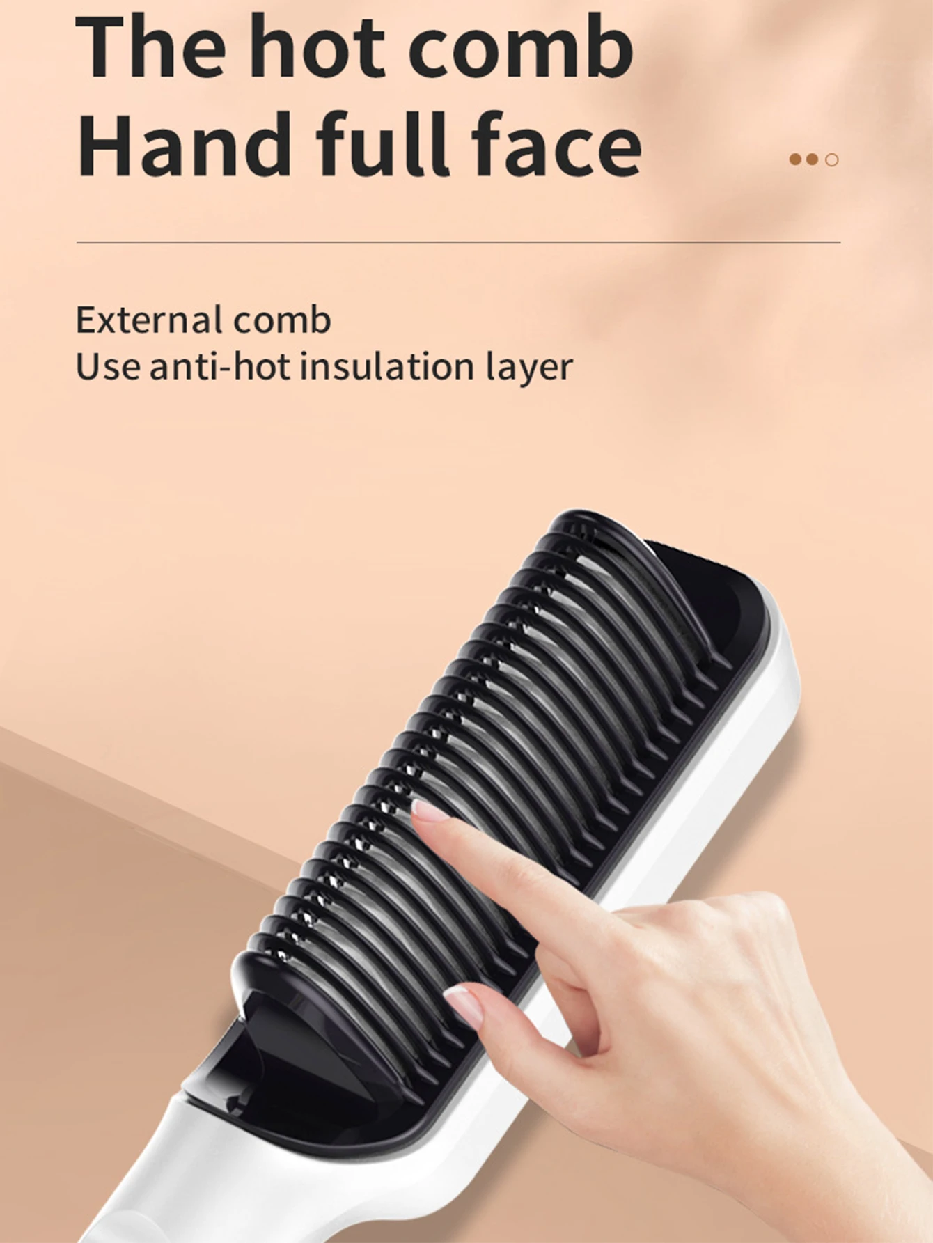 1 Pc Mini hair straightener, customized hot comb, hair styling tools, hair brush, straightening comb 6