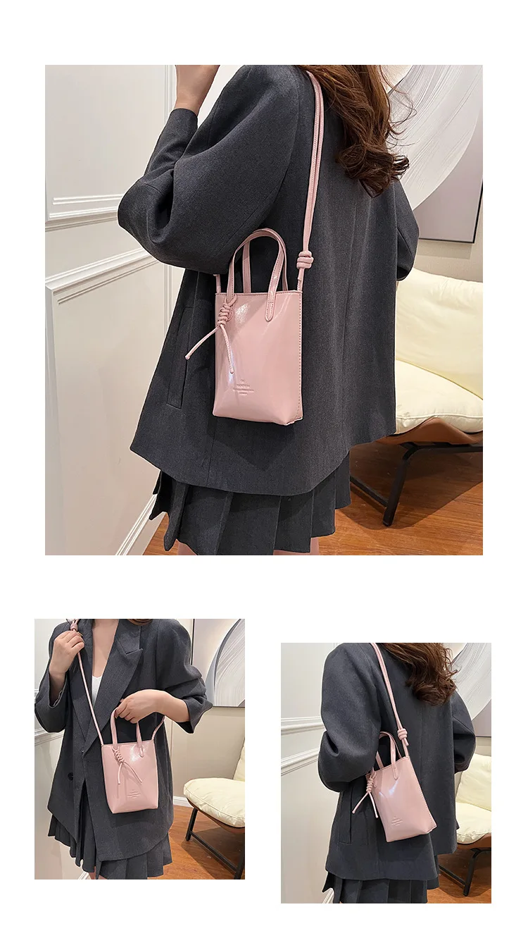 Mini Crossbody Bag - PU Leather Luxury Shoulder Handbag for Women 2024