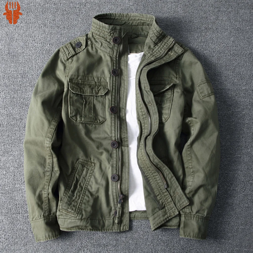 Autumn Winter Mens Camo Jacket Sportswear Thick Jacket Khaki Men Military Camouflage Coat Male Outdoor Work Cargo Jacket Male