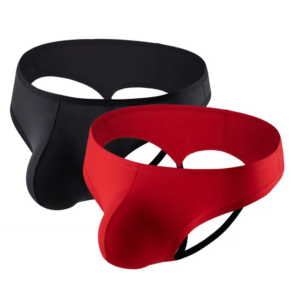 Men's Underwear Fashion Hollow Hip Back Hollow Triangle Pants Couple Fun Underwear Low Waist Double Ding Underwear