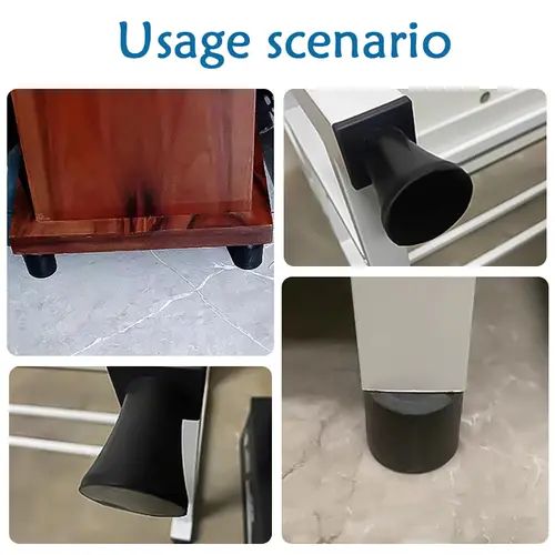 M6 M8 M10 Rubber Adjustable Feet Pad Feet Pad With Screw Table Chair Balck Leveling Foot Pad Furniture Leg Anti-shock Protection - Image 6
