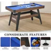 4.5Ft Pool Table, Portable Billiard Table for Kids and Adults, Mini Billiards Game Tables W/ 2 Cue Sticks, Full Set of Balls 4