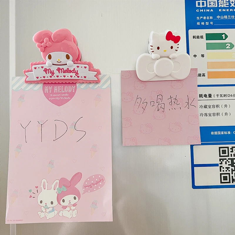 

Sanrio, зажимы для уплотнения пищевых продуктов, зажим, магнитная наклейка на холодильник, держатель для билетов, ручная сборка, подарки в папку