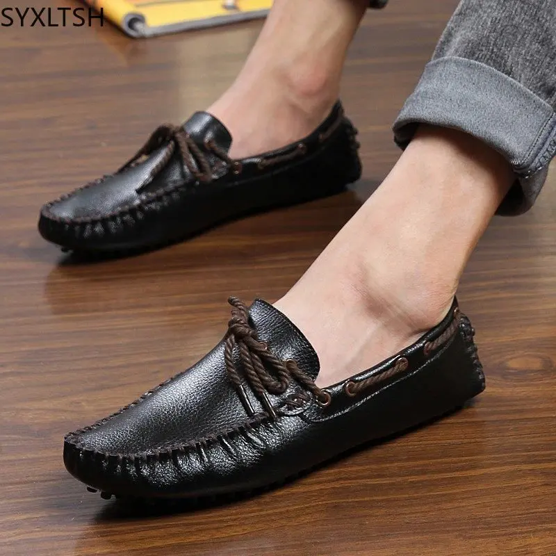 

Casual Shoes Leather Shoes for Men Slip on Shoes Men Loafers Men Luxury Sneakers Casuales Italiano Office 2024 Zapatillas Hombre
