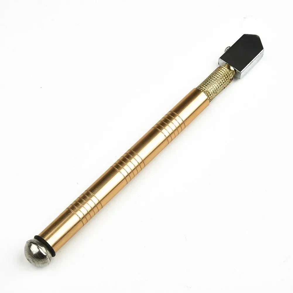 1pc Glass Cutter Diamond Cutter Head Steel Blade Cutting Tool Aoil Supply Nti-Skid Handle175mm Or Manual Tool Cutting 5