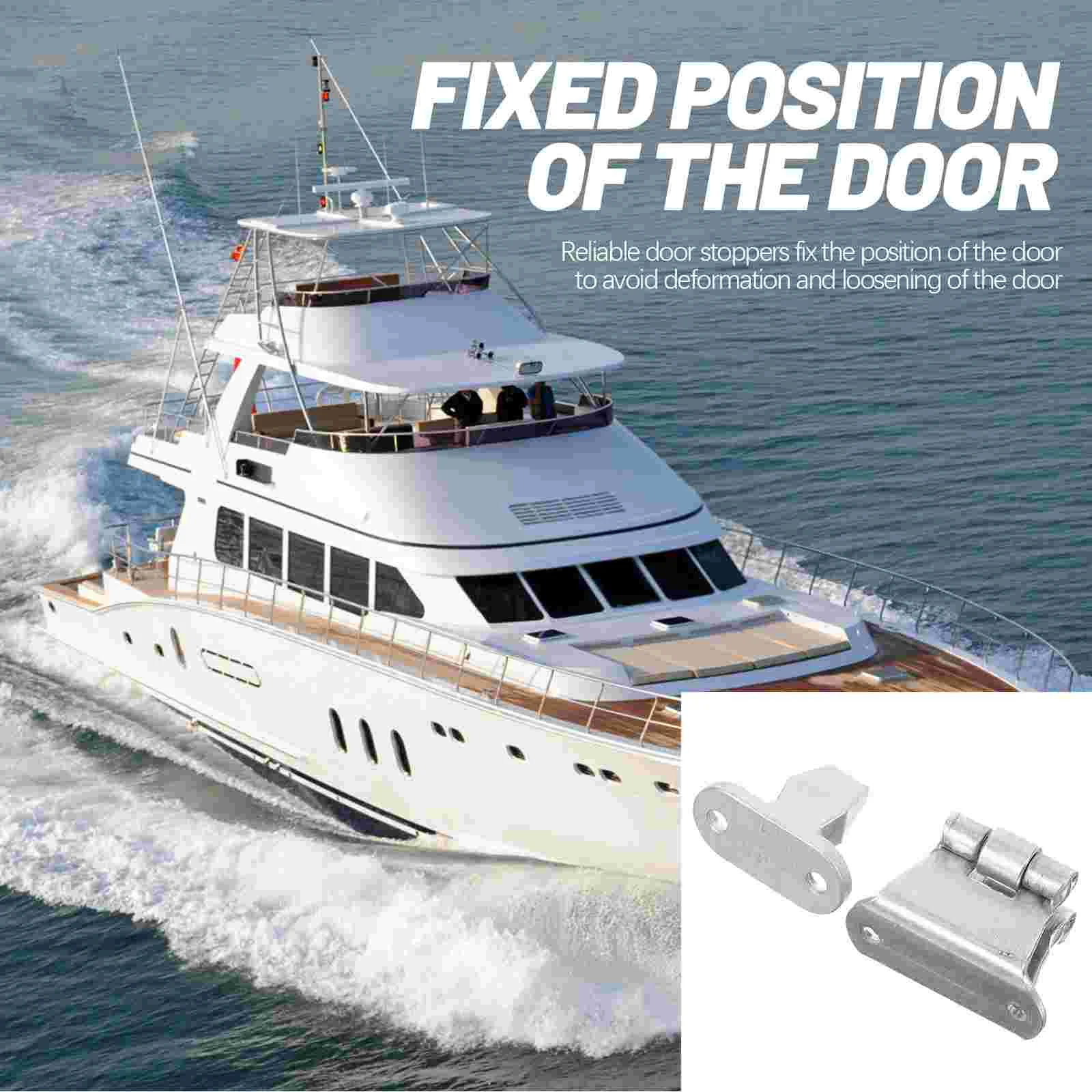 

Boat Door Stop Metal Door Holder Protective Door Catch Door Stopper Yacht Heavy door fixer Marine door suction durable universal
