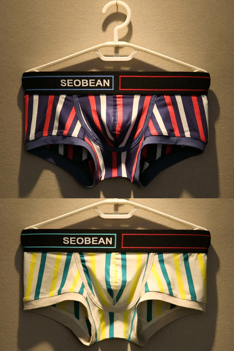 2 개/패키지 남성용 속옷 복서 반바지 여름용 코튼 얇은 통기성 개성 트렌드 스포츠 팬티, 남성복 남성용 속옷