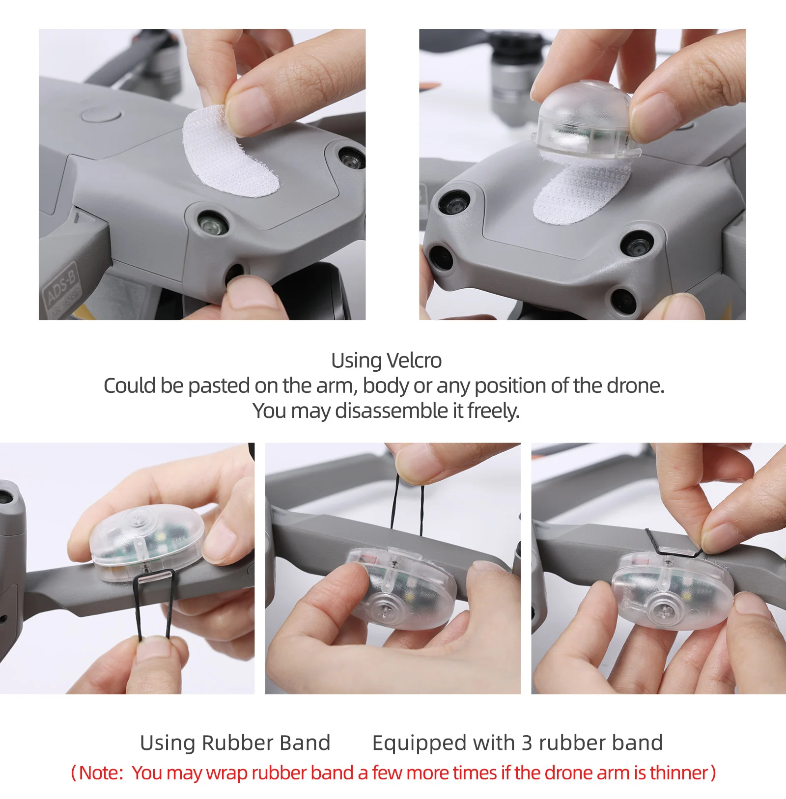 Flash Strobe Lamp Night Super Bright Flight Light for DJI Mavic Air 2S /AIR 3 /Mini 3 Pro Drone  LED Lamp Accessories