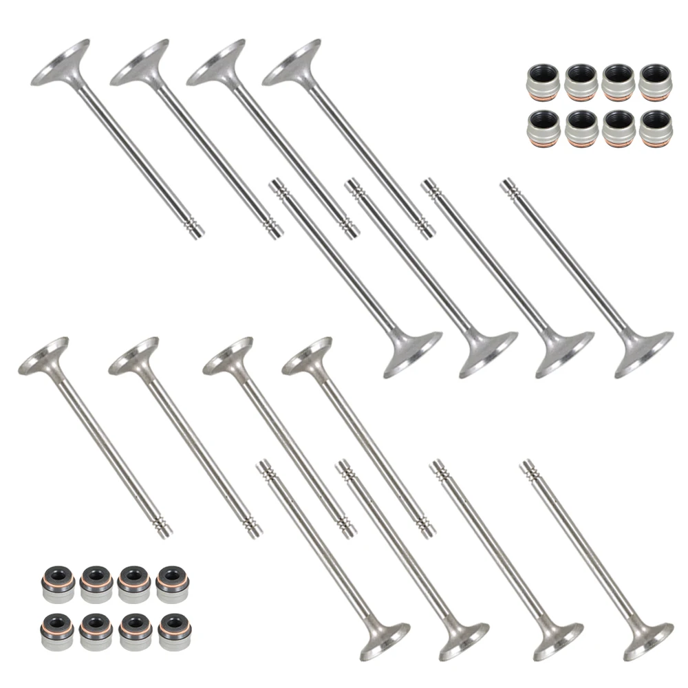 16pcs Engine Intake Valves & Exhaust Valves Kit Fit for Audi VW 2.0T 16pcs Engine Intake Valves & Exhaust Valves Kit Fit for Audi VW 2.0T