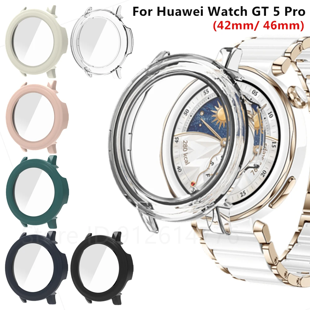 All-Around Screen Protector Bumper - Glass + Case for Huawei Watch GT 5 Pro