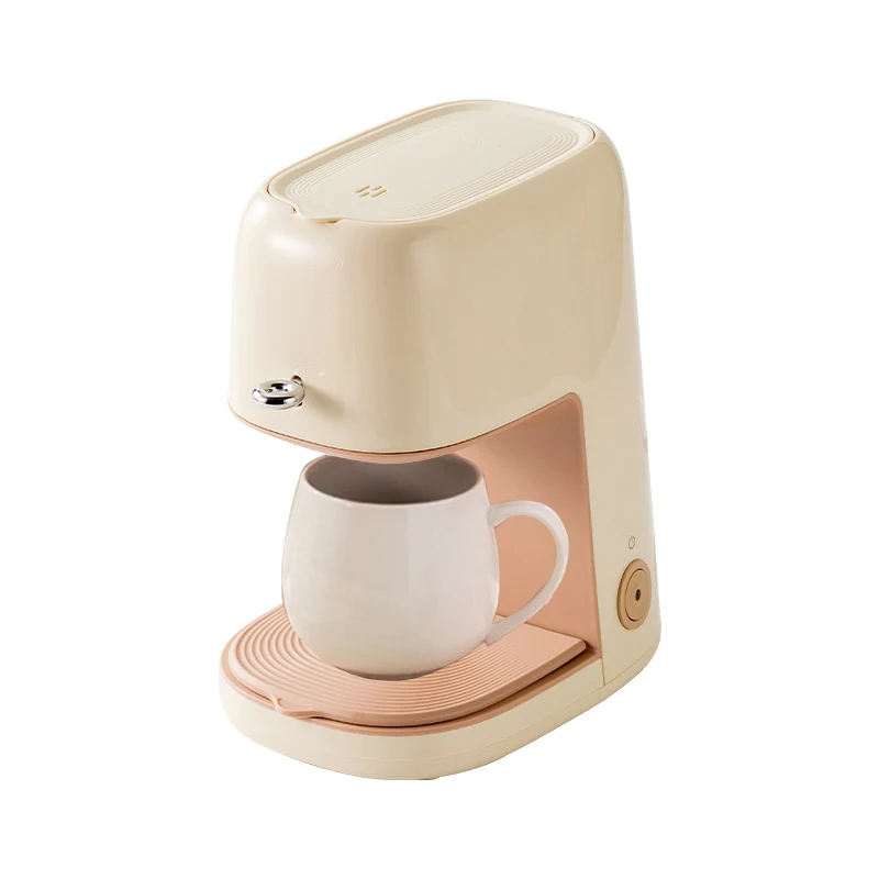 KYI-Cafetière goutte à goutte multifonctionnelle américaine toxique, Mini machine à café avec tasse, Thé chaud, Précieux, Verser automatique, 250ml, 73Maker