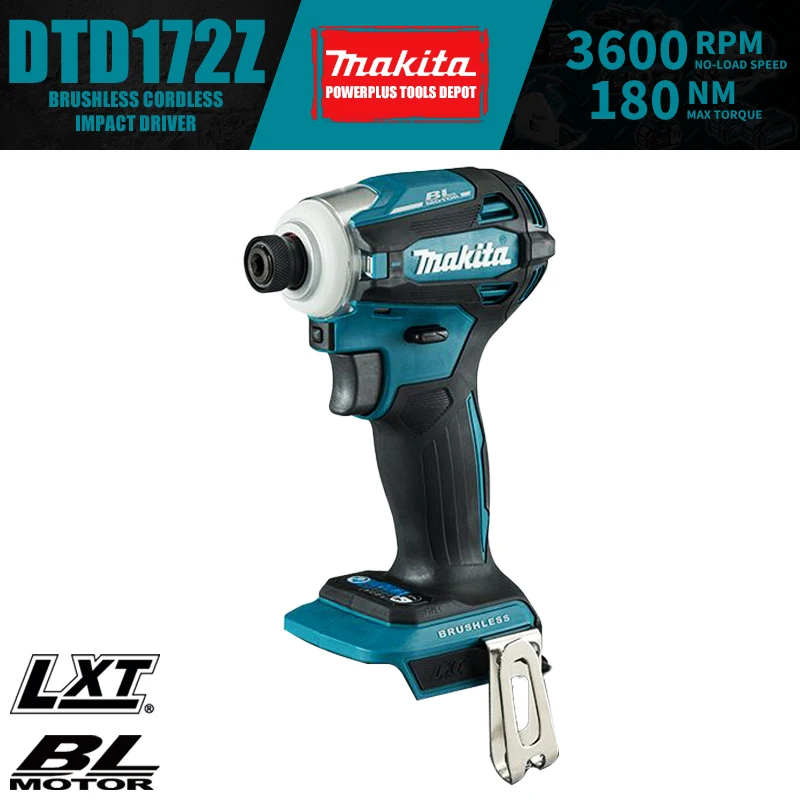 

Шуруповерт Makita DTD172Z LXT аккумуляторный, 18 в, 3600 об/мин, Нм