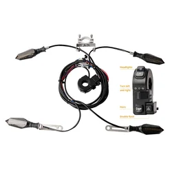 Waterproof Electric Bicycle Light Set with Dynamic Turn Signals (Multifunctional kit)