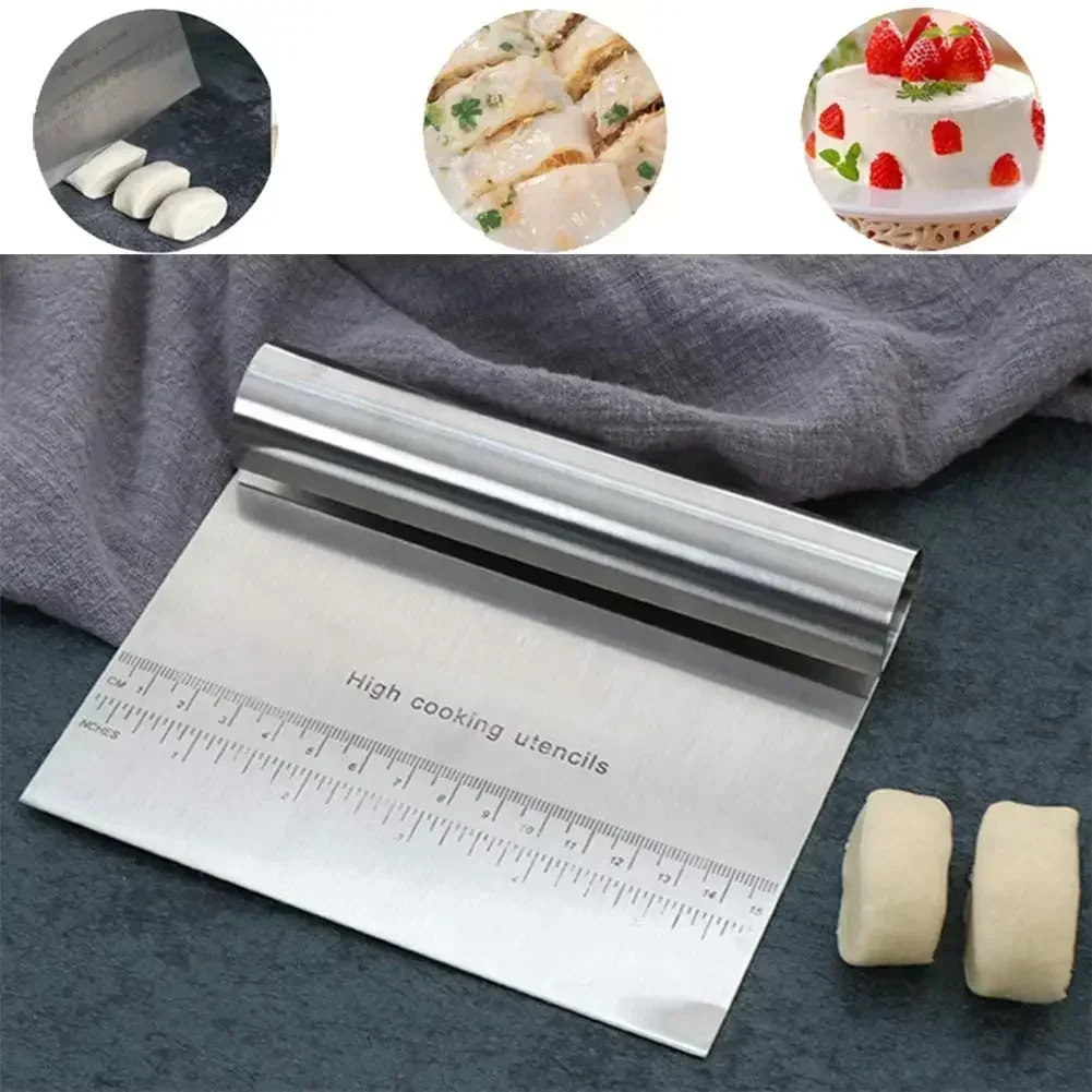Stainless Steel Cake Scraper 2