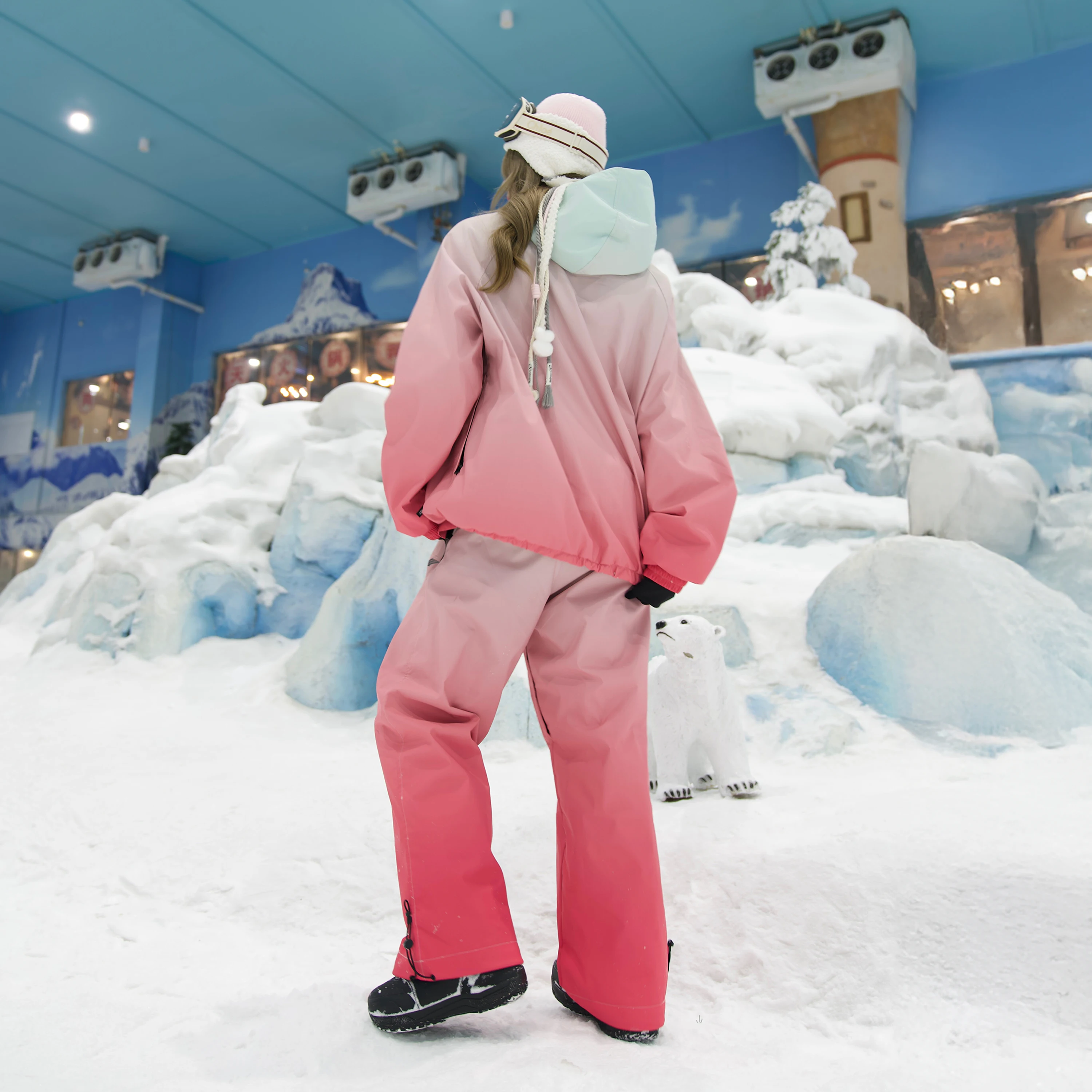 Keepmoney Women's Snow Wear 20k Waterproof Ski Suit Set