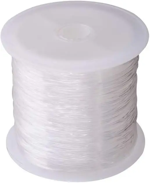 22 Jardy Przezroczysta Niewidoczna Nić Nylonowa do Rękodzieła 0,5 mm Monofilamentowa Żyłka Wędkarska Sznurek do Koralików do Wyrobu Biżuterii DIY