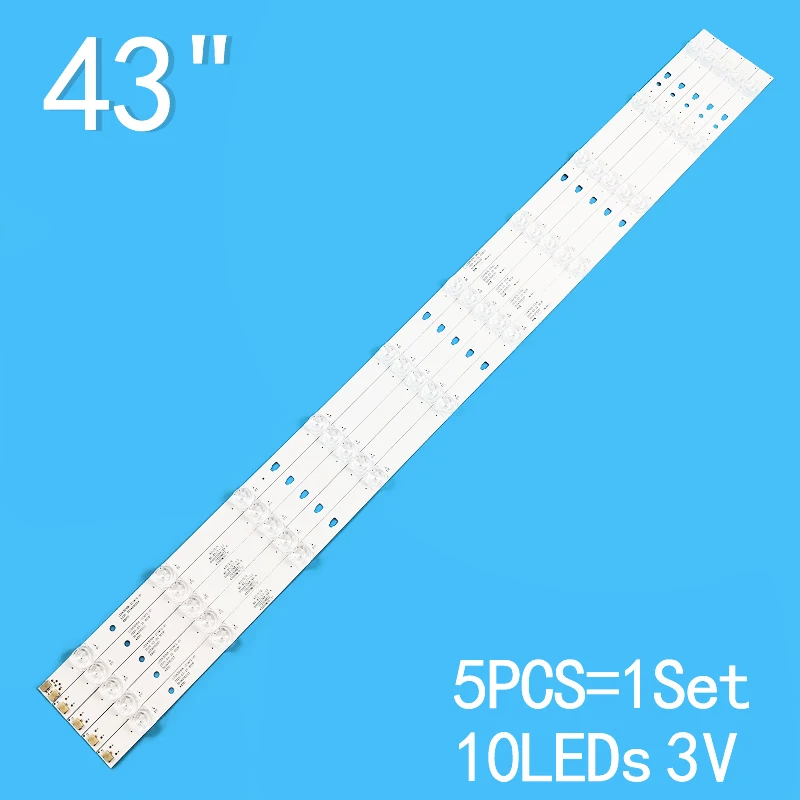 Led Backlights Strips For  43inch LED43D10A-ZC14FG-01 43E5 43U1 LE42AL88A71 FD4351A G43Y FD4351A