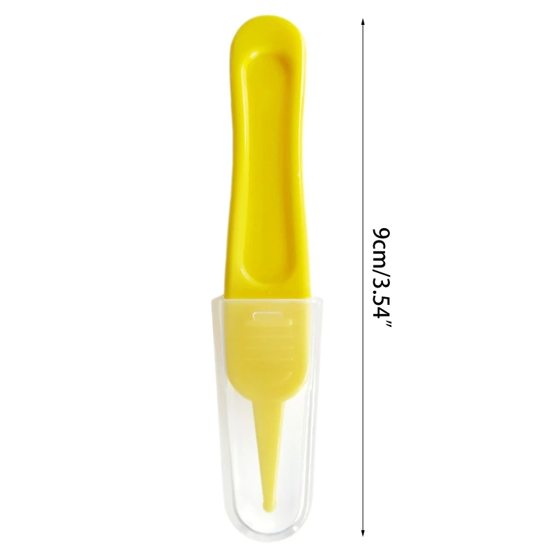 Baby Nasal Tweezer Baby Nose Cleaning Tweezer Round Head Nose Booger Picker Ear Cleaner Clip Tool Ear Wax Remover For nasal tweezer nose cleaning tweezers cleaning tweezers