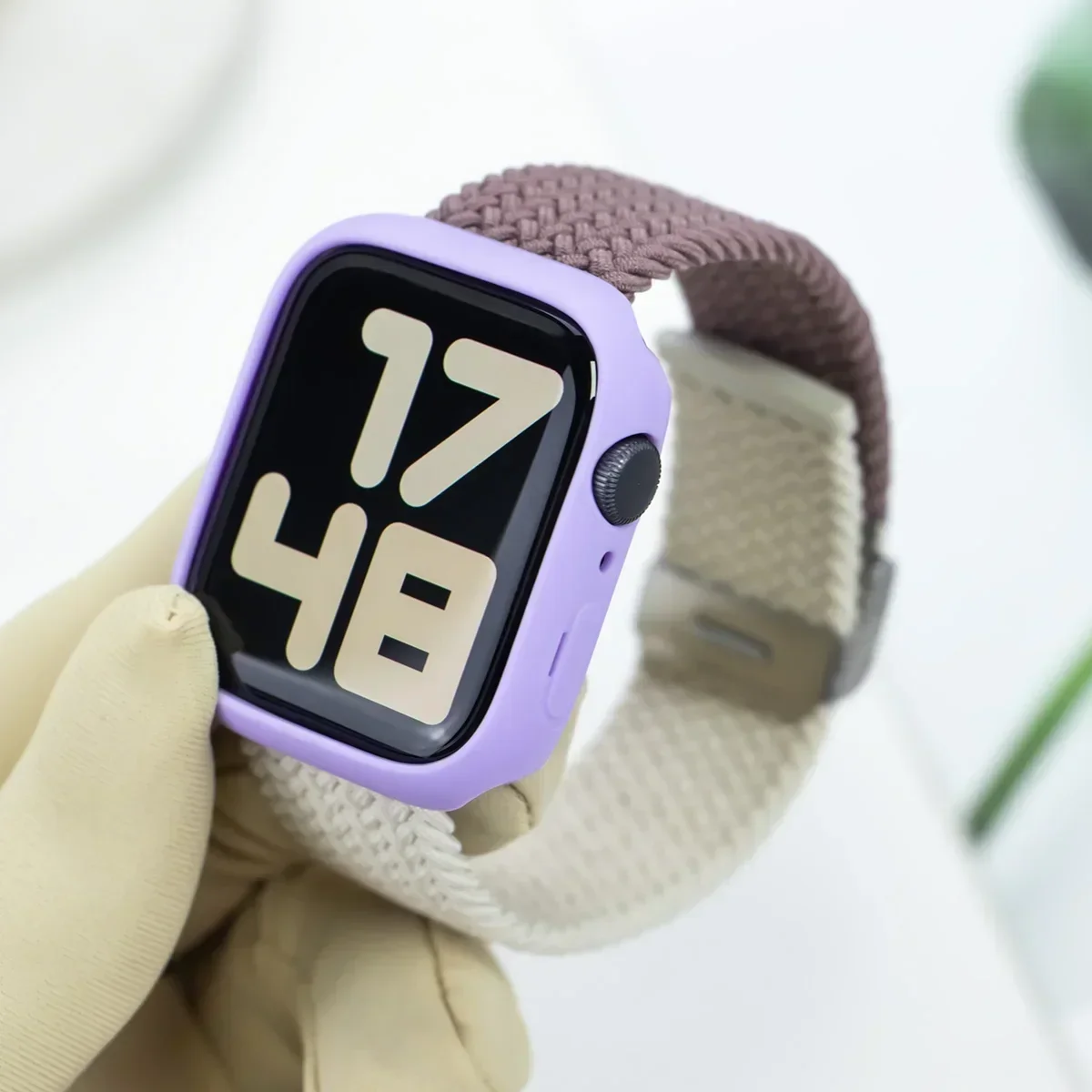 Candy Case and Strap Set for Apple Watch - Nylon/Silicone Correa Strap