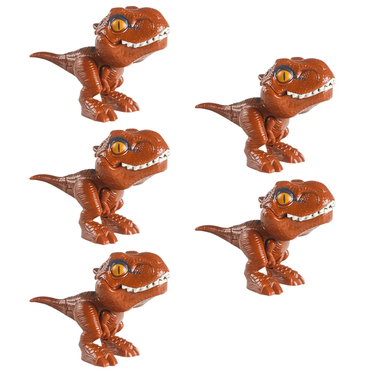 A72I Children'S Dinosaur Egg Finger Biting Toys Simulation Tyrannosaurus Tyrannosaurus Dinosaur Boy Funs Toys Light Brown