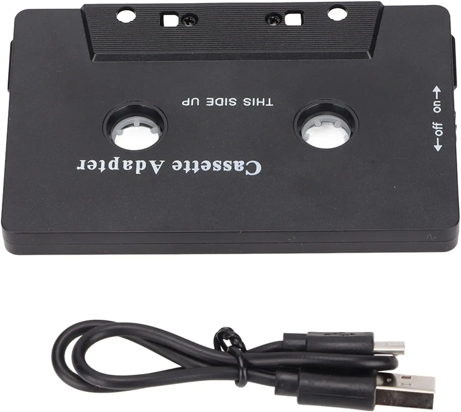 Cassette Adapter Noise Reduction StereoTape Aux Receiver for Car Tablet Multifunction Compatible Easy to Use audio adapter