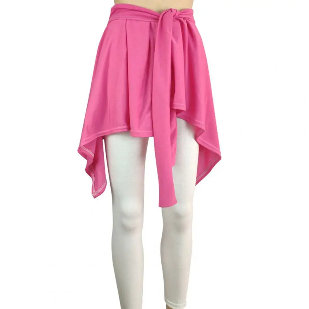 

Удобная одежда для йоги, юбка для йоги в спортивном стиле с регулируемыми ремешками для защиты от экспозиции, Женский мини-костюм для танцев