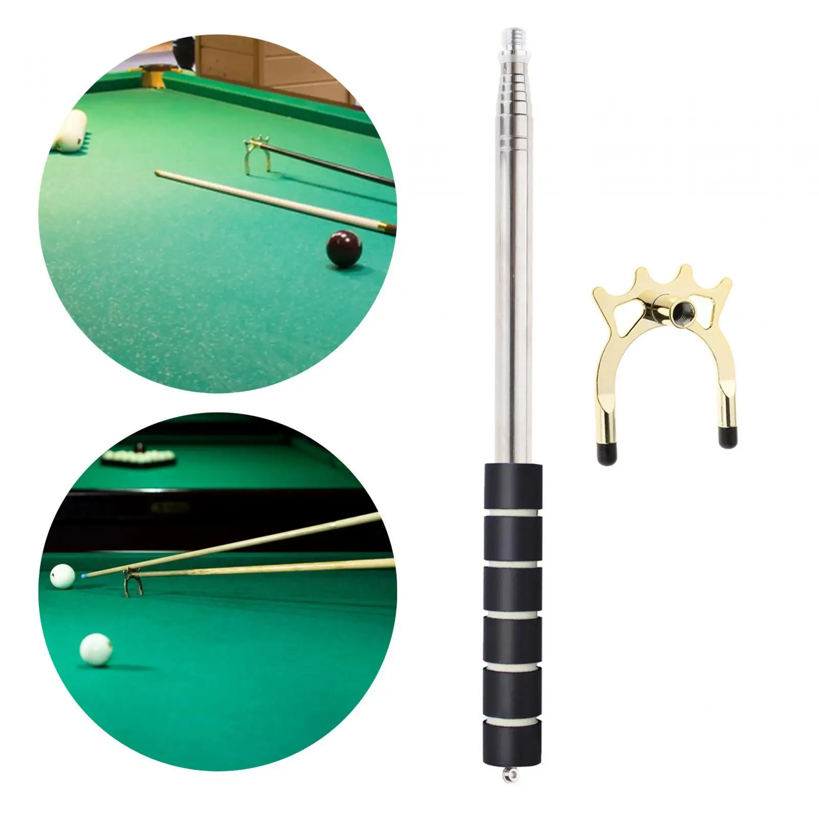Tomvorks Parti Accessorie Per Estensione Stecca Da Biliardo Telescopica Nine Ball Club Estensione Per Stecca Da Biliardo Telescopica In Alluminio E Plastica Di Alta Qualità 32 Cm Per - 8