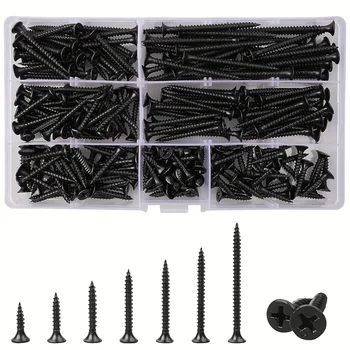 M3.5 Black Cross Countersunk Self Tapping Screws