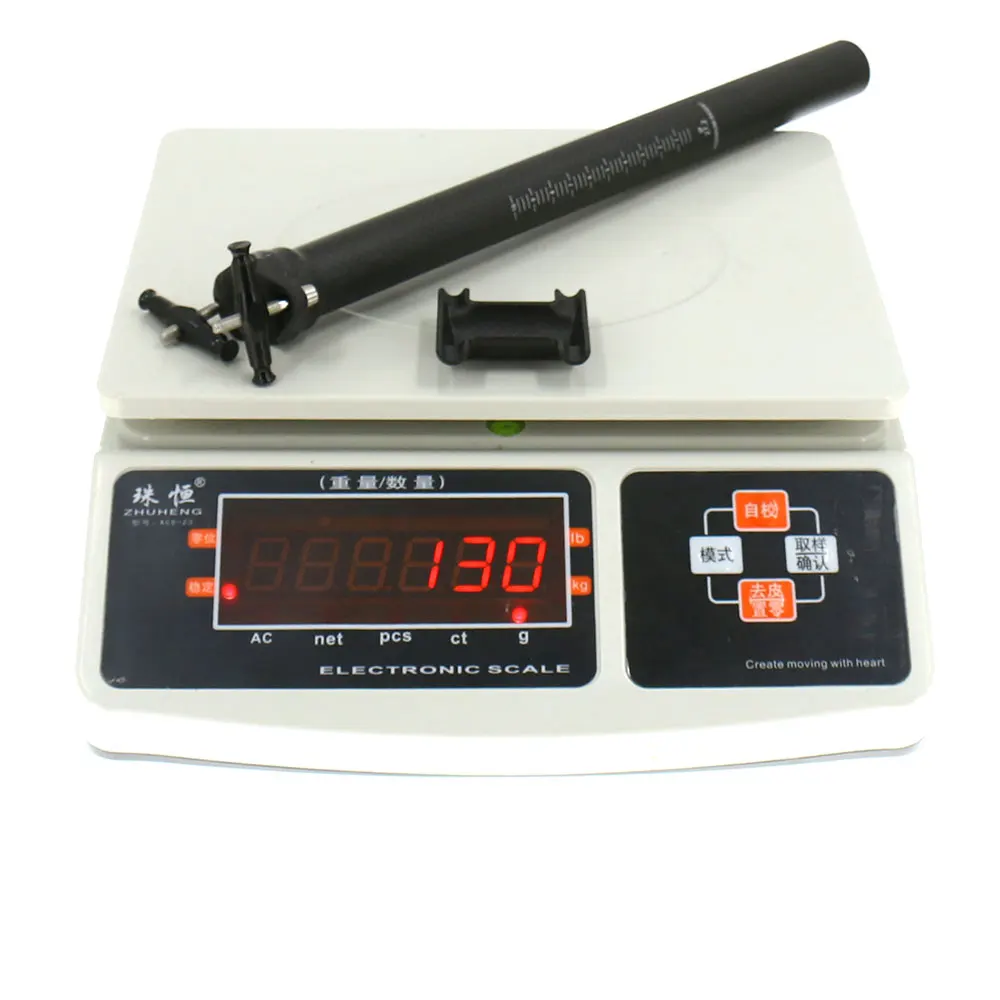 초경량 풀 카본 시트 포스트 도로 자전거 시트 산악 자전거 시트포스트 UD 블랙 길이 350/400mm