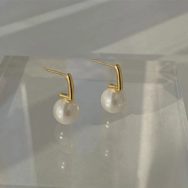 New French Exquisite Imitation Pearl Earrings for Women Fashion Temperament Dangle Earring Wedding Party Jewelry Accessories New French Exquisite Imitation Pearl Earrings for Women Fashion Temperament Dangle Earring Wedding Party Jewelry Accessories