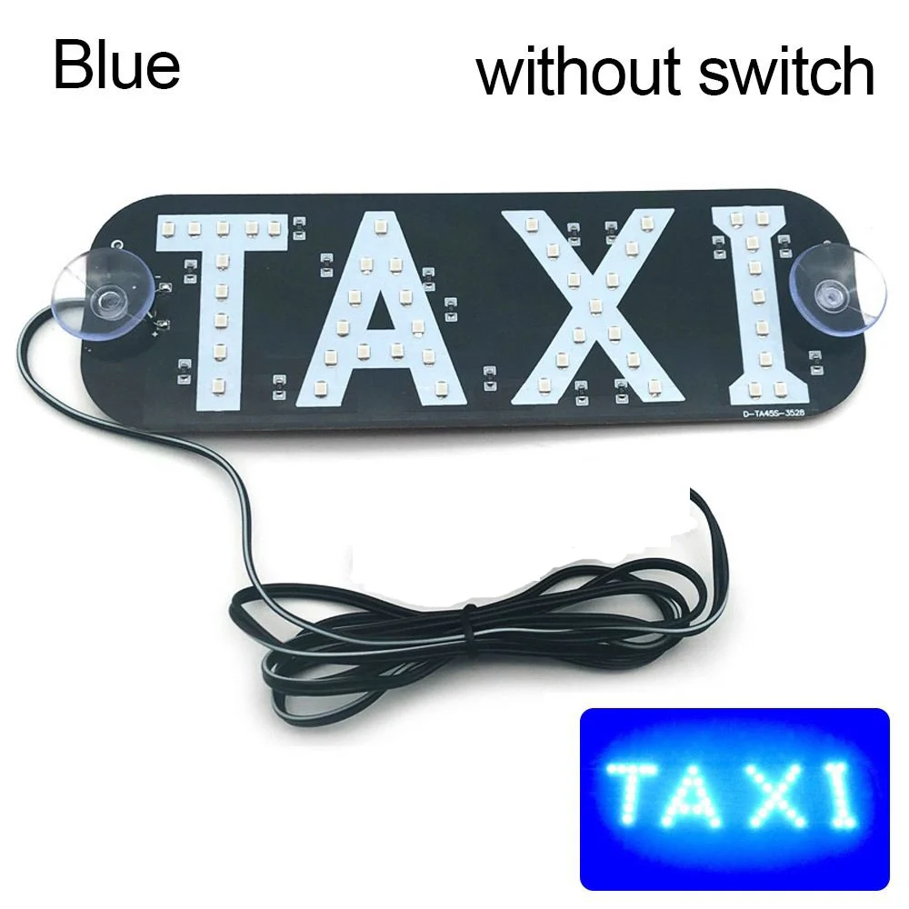 Lampada Da TAXI LED 12V Con Ventosa – Segnale Luminoso Rosso/Verde Per Parabrezza Auto - 3