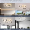 Led Low Noise Ceiling Fan Chandelier Living Dining Table Room Bedroom Kitchen Lights Black White Home Decoration Lamps Fixtures 4