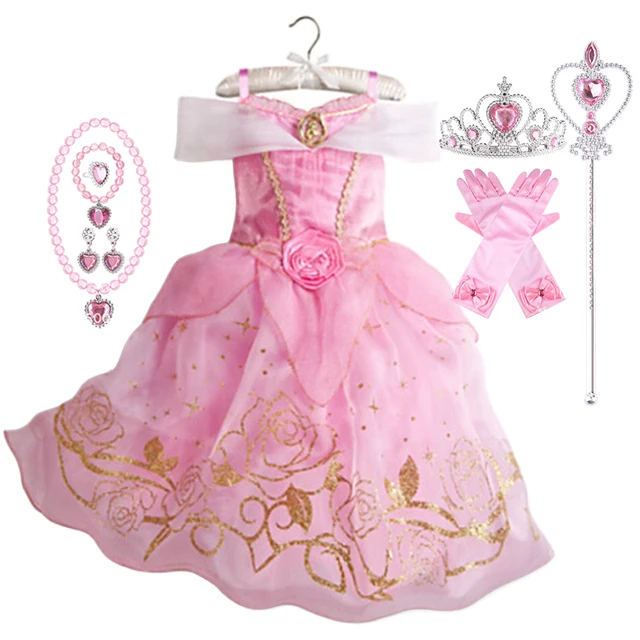Summer Princess Costume Party Fancy Flower Vestido New 2025 Christmas Birthday Carnival Dress Up Rapunzal Belle Disguise Frock 2
