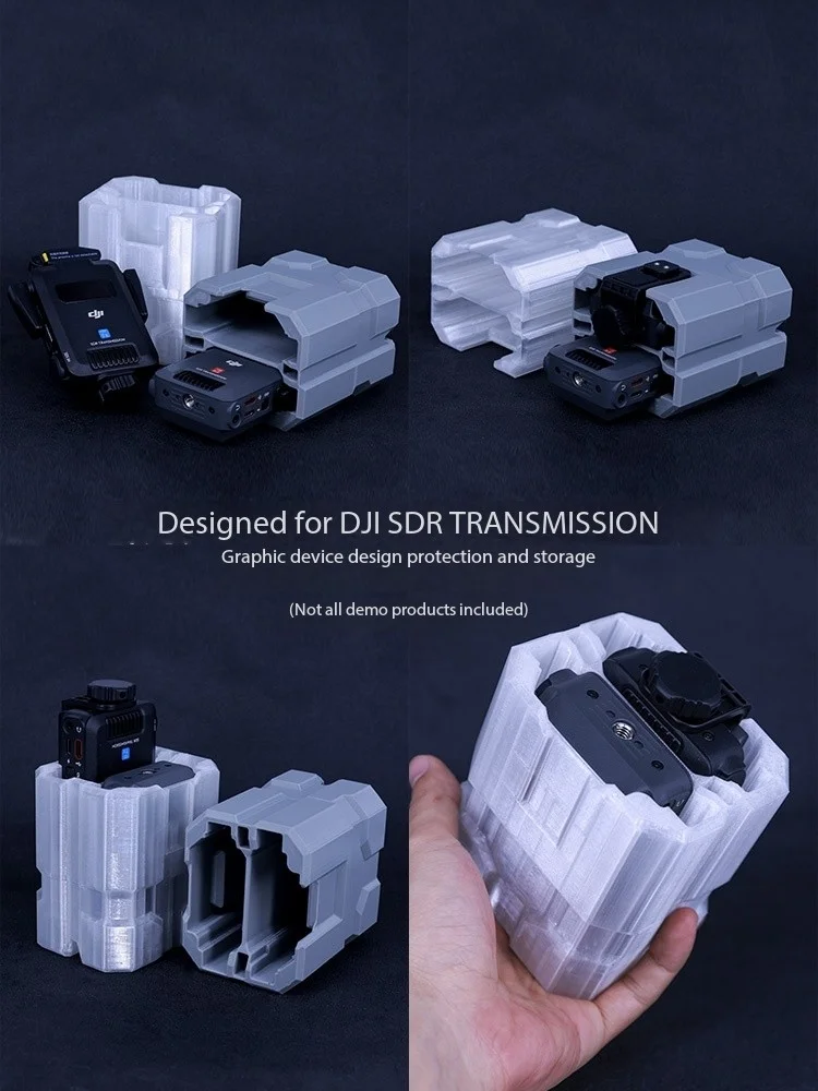 Description Picture 5 of itemVlogger Soft TPU Silicone Protective Cover Storage Box Anti-Collision For DJI SDR Transmission Transmitter Protection Case