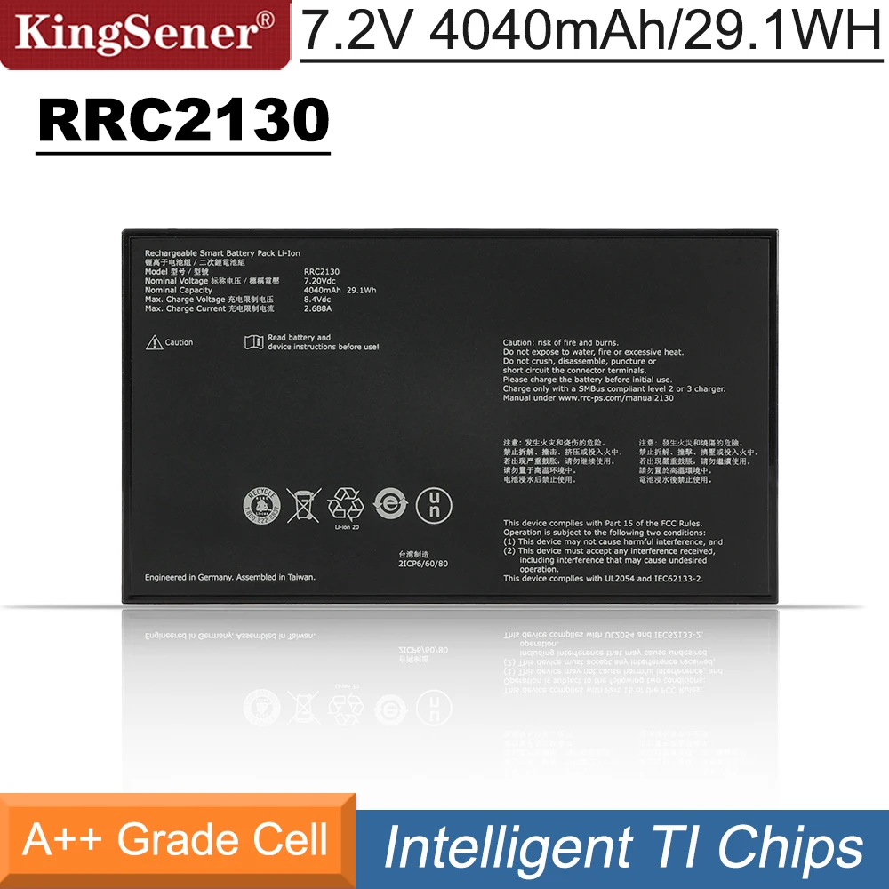 KingSener RRC2130 Rechargeable Smart Li-ion Battery For Medical or Industrial Applications 7.2V 4040mAh