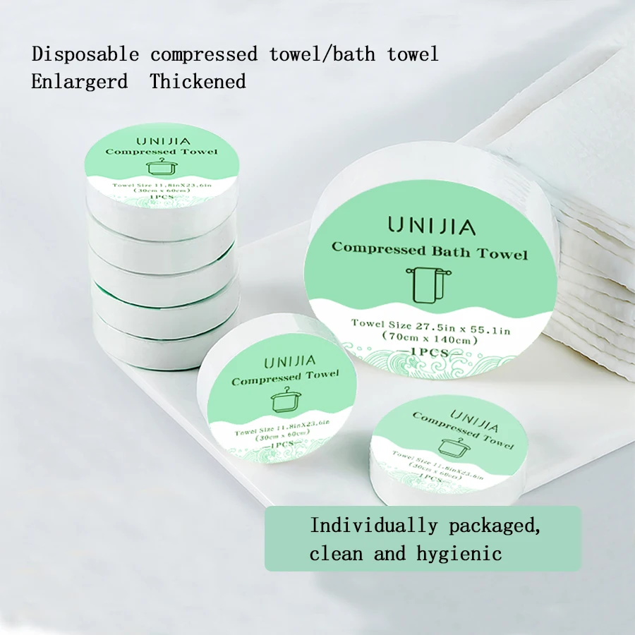 5/10/20/50PCS Large Thick Bath Towel Hotel Towel Soft Absorbent Face Towel Disposable Compressed Towel Travel Towel