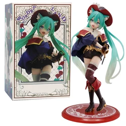 Hatsune Miku Anime Figure Wonderland Thumbelina Version - PVC Action Toy for Desktop Decoration Collection Gift (B with box)