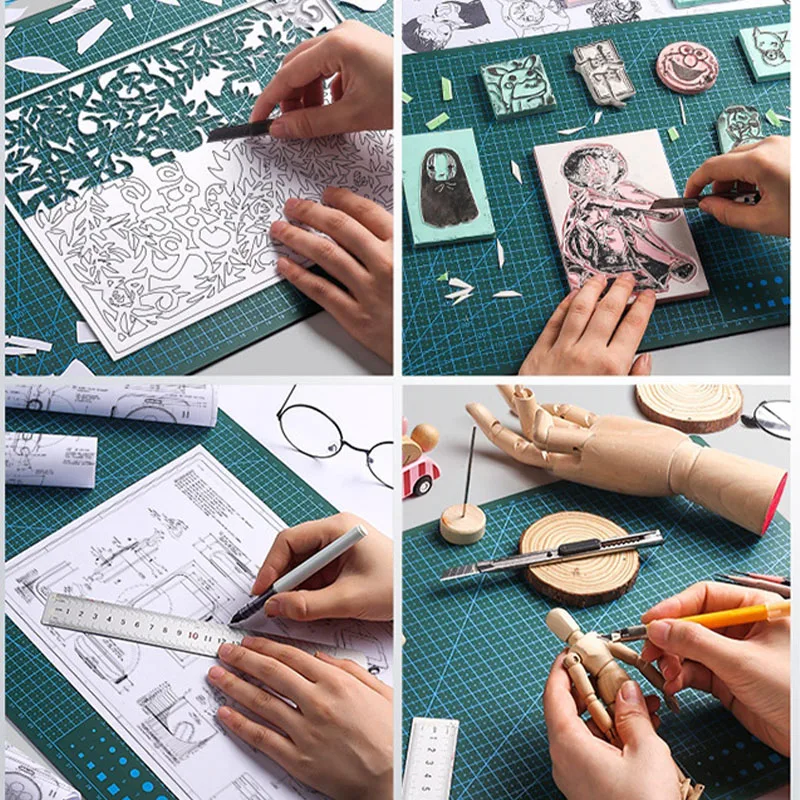 A3 Size Cutting Mat Sewing Mat  Craft Mat Cutting Board for Fabric Sewing and Crafting DIY Art Tool