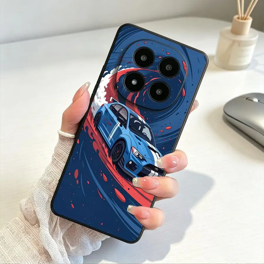 Blue Rally Car Design Phone Cover Case