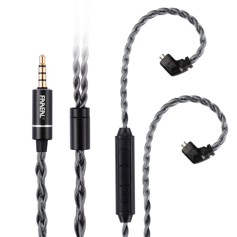 FAAEAL Earphone Cable With Mic Headphone Replacement